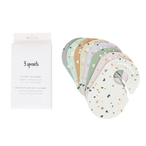 3 Sprouts Closet Dividers Newborn to 24months - Terrazzo