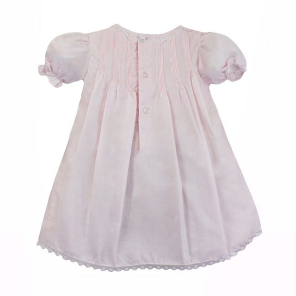 Petit Ami & Zubels Heirloom Lace Hand Embroidered Slip Dress - Pink ...