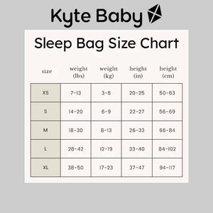 Kyte Baby 0.5 Tog Sleep Bag in Hibiscus