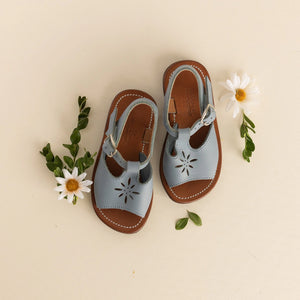 Adelisa & Co French Blue Estrella Children's Leather Sandal