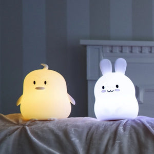 Around the Crib Mallow Pets Silicone LED Nightlight - Bunny