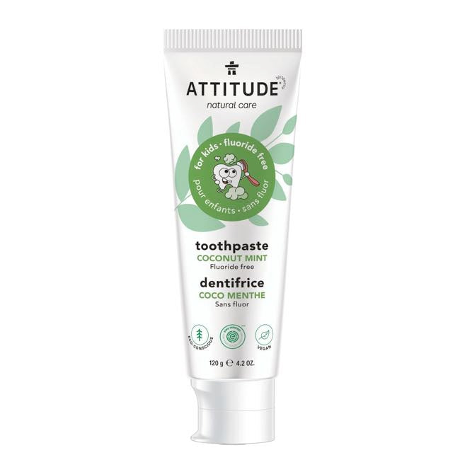 Attitude Kids Toothpaste Fluoride Free - Coconut Mint