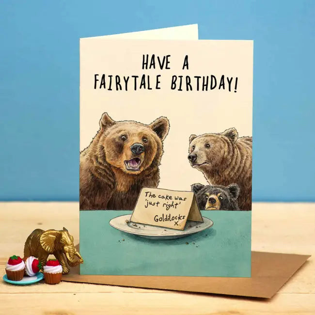 Bewilderbeest Card - Fairytale Birthday