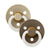 Bibs Original Colour Collection Round Latex Pacifier 2pk - Vanilla/ Dark Oak (Glow)