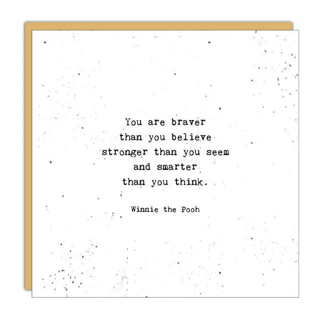 Cedar Mountain Stationery - You are Braver