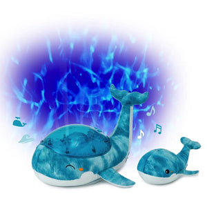 Cloud B Tranquil Whale Family - Blue