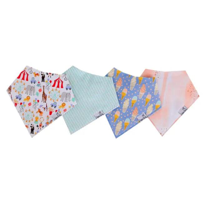 Copper Pearl Bibs 4pk - Bailey