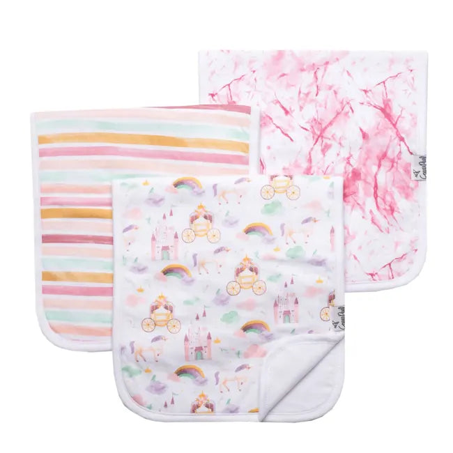 Copper Pearl Burp Cloth 3pk - Enchanted