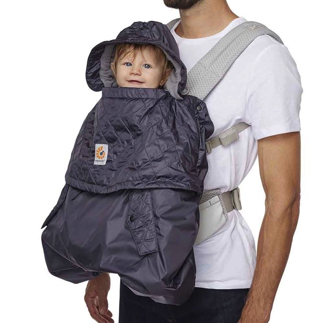 Ergo Baby Water Resistant Winter Weather Cover - Charcoal