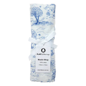 Flatout Bear Wrap - Muslin Blue