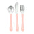 Green Sprouts Stainless Steel Kid's Cutlery - Light Grapefruit