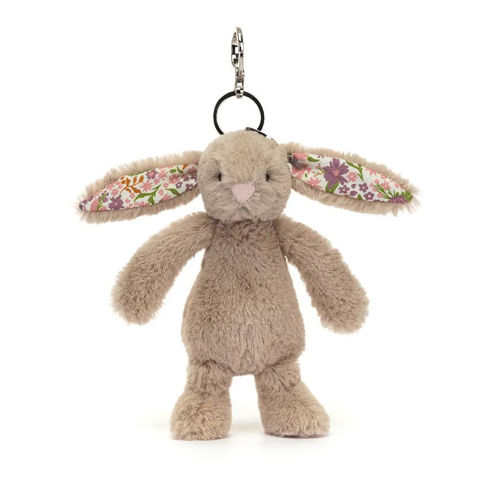 Jellycat Blossom Beige Bunny Petal Bag Charm