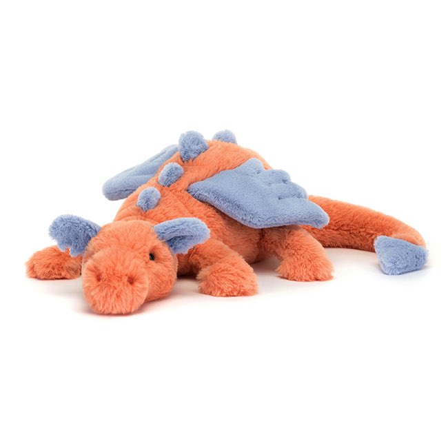 Jellycat Scrumptious Persimmon Dragon Large