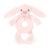 Jellycat Bashful Pink Bunny Ring Rattle