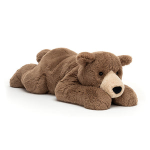 Jellycat Scrumptious Woody Bear Lying Pose