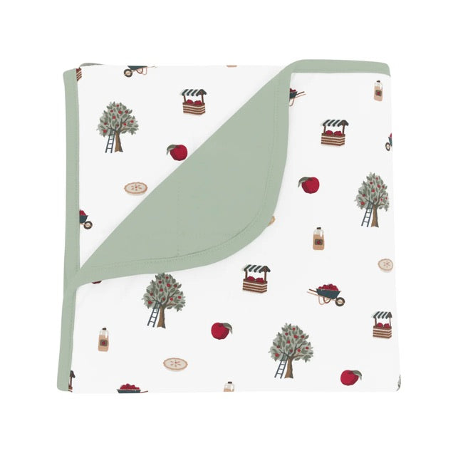 Kyte Baby Printed Baby Blanket in Apple Orchard