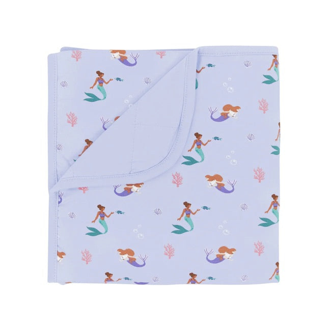 Kyte Baby Printed Baby Blanket in Mermaid