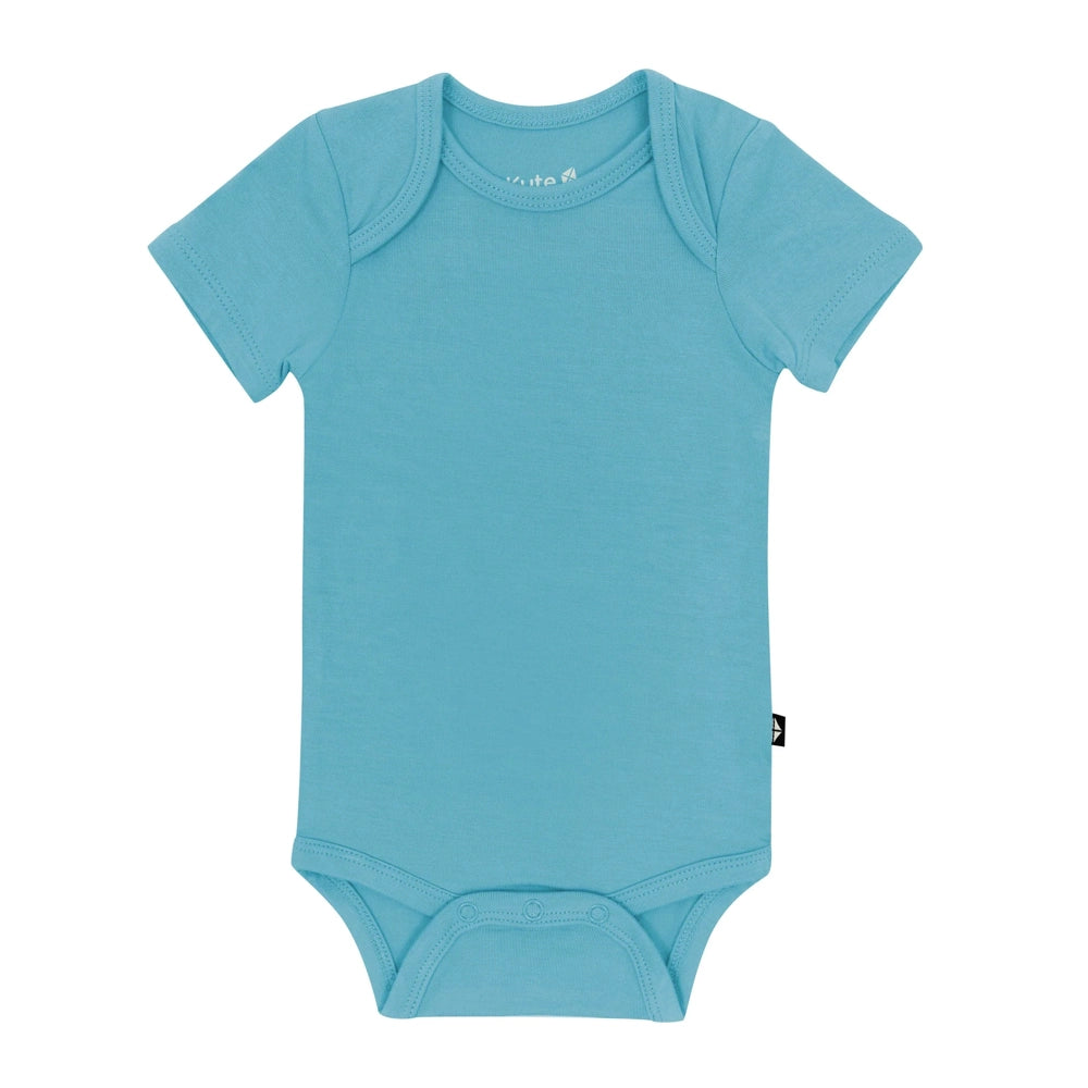 Kyte Baby Short Sleeve Bodysuit in Makai