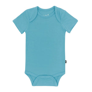 Kyte Baby Short Sleeve Bodysuit in Makai