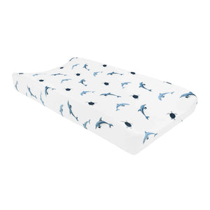 Kyte Baby Change Pad Cover in Dolphin