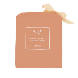 Kyte Baby Crib Sheet in Apricot