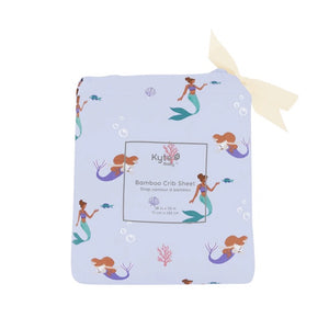 Kyte Baby Printed Crib Sheet in Mermaid