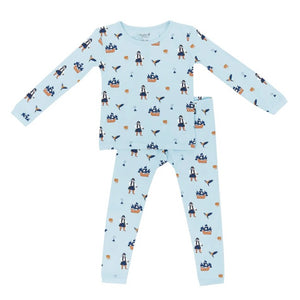 Kyte Baby Printed Long Sleeve Pajamas in Pirate