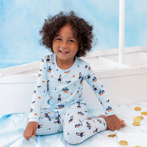 Kyte Baby Printed Long Sleeve Pajamas in Pirate