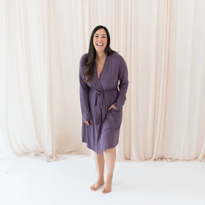 Kyte Mama Women's Lounge Robe in Currant