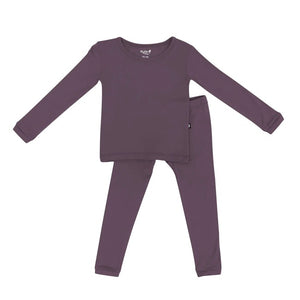 Kyte Baby Long Sleeve Toddler Pajama Set in Currant