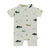 Kyte Baby Printed Polo Shortall in Fishing