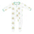 Kyte Baby Printed Zippered Footie in Wasabi Rainbow