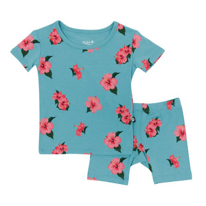 Kyte Baby Short Sleeve Pajamas in Hibiscus