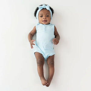 Kyte Baby Sleeveless Bodysuit in Powder