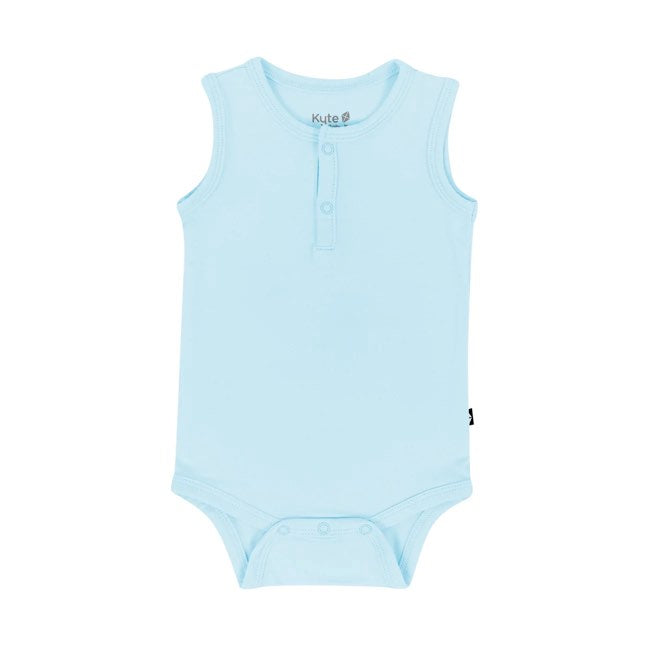 Kyte Baby Sleeveless Bodysuit in Powder