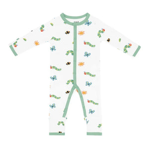 Kyte Baby Printed Snap Romper in The Very Hungry Caterpillar and Friends