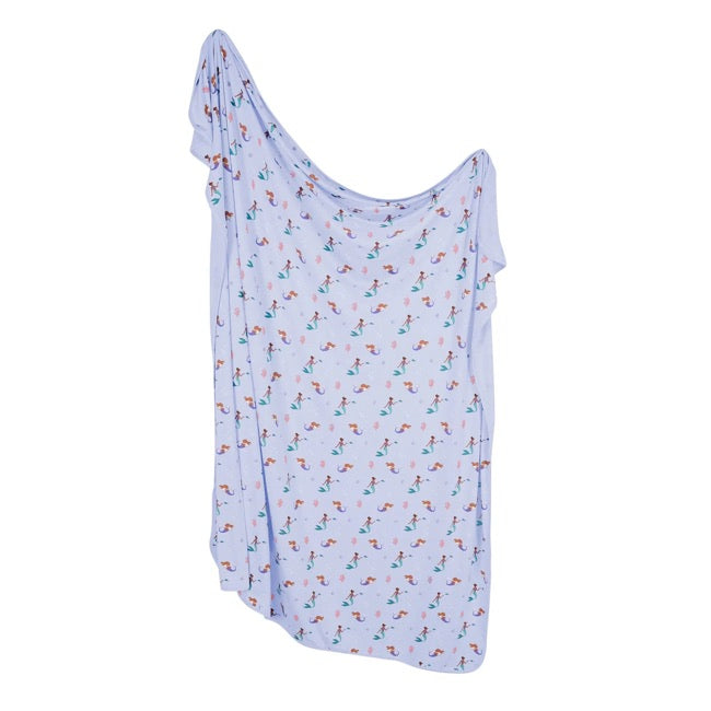 Kyte Baby Printed Swaddle Blanket in Mermaid