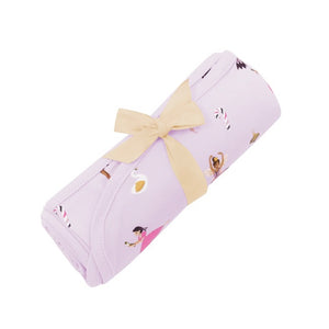 Kyte Baby Printed Swaddle Blanket in Sugar Plum