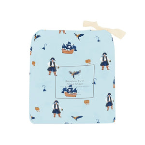 Kyte Baby Printed Twin Sheet in Pirate