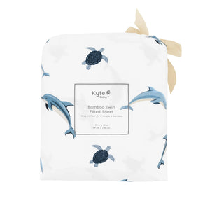 Kyte Baby Twin Sheet in Dolphin