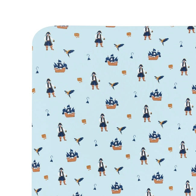 Kyte Baby Printed Twin Sheet in Pirate