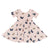 Kyte Baby Printed Twirl Dress in Blush Butterfly