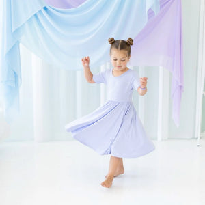 Kyte Baby Twirl Dress in Lilac