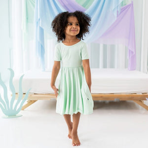 Kyte Baby Twirl Dress in Mint