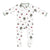 Kyte Baby Printed Zippered Footie in Apple Orchard