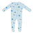 Kyte Baby Printed Zippered Footie in Ice Space