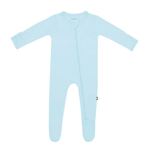 Kyte Baby Zippered Footie in Powder