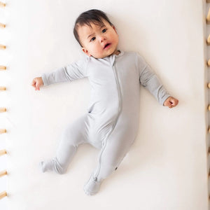 Kyte Baby Zippered Footie in Storm