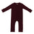 Kyte Baby Zippered Romper in Burgundy