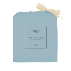 Kyte Baby Crib Sheet in Dusty Blue